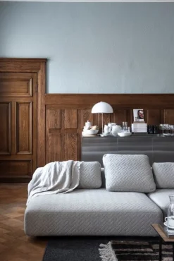 Interface Toast soffa, 405 cm, höger, Arc 80 vit