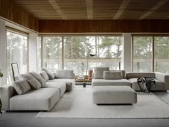 Interface Toast soffa, 405 cm, vänster, Arc 80 vit