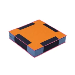 Juslin Maunula Golvpuff, 57 x 57 cm, Topaasi