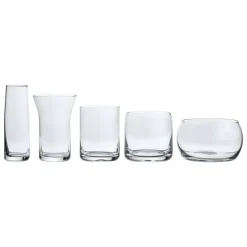 Karakter 5-i-1 set med glas, klar