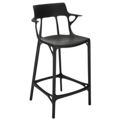 Kartell A.I. barstol, 65 cm, svart
