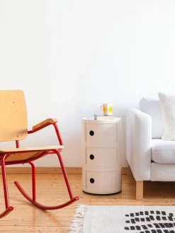 Kartell Componibili förvaringsmöbel, 3 moduler, vit