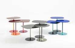 Kartell Thierry sidobord, 33 x 50 cm, vinröd