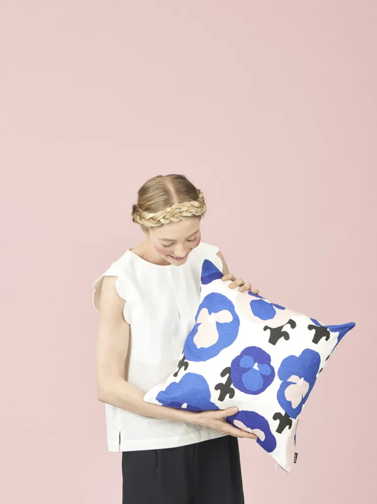 Kauniste Orvokki kuddfodral, blå