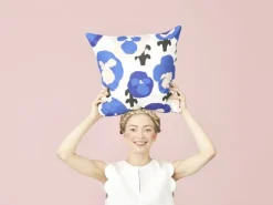 Kauniste Orvokki kuddfodral, blå