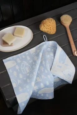 Kauniste Sauna handduk, ljusblå