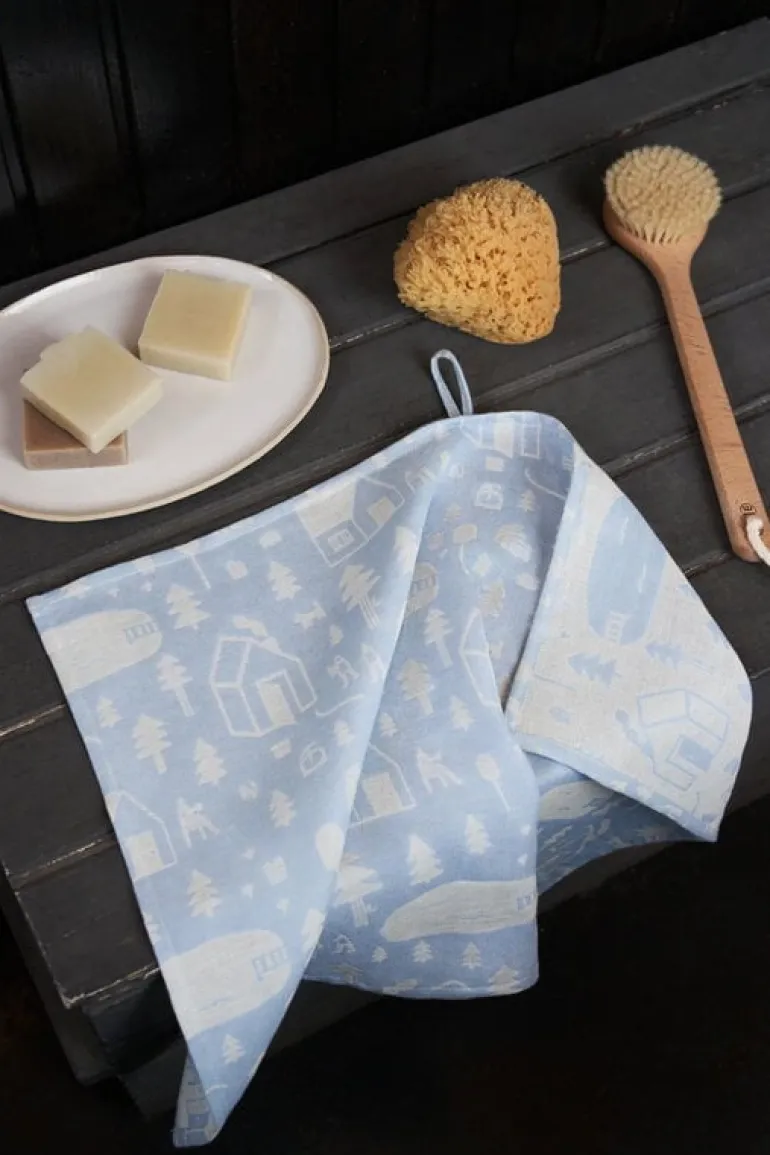 Kauniste Sauna handduk, ljusblå
