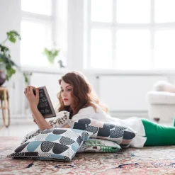 Kauniste Sokeri kuddfodral, blå