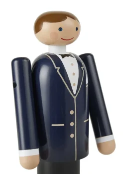 Kay Bojesen Denmark Brudgum, blå - svart - vit