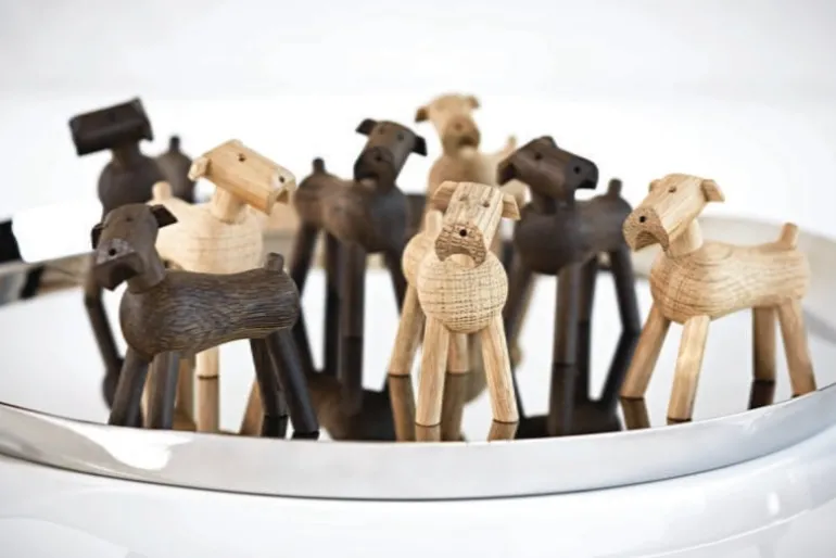 Kay Bojesen Denmark Dog Tim, ljusbrun