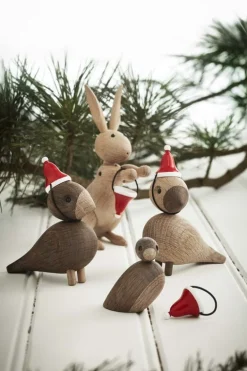 Kay Bojesen Denmark Lovebirds 2 delar, ek - rökt ek