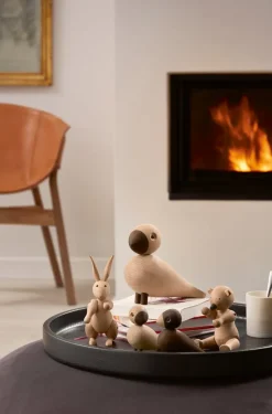 Kay Bojesen Denmark Lovebirds 2 delar, ek - rökt ek