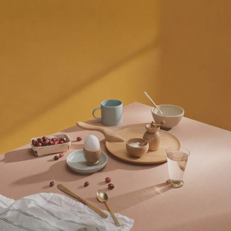 Kay Bojesen Denmark Menageri serveringsfat med handtag, ek