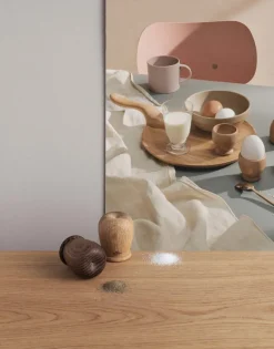 Kay Bojesen Denmark Menageri serveringsfat med handtag, ek