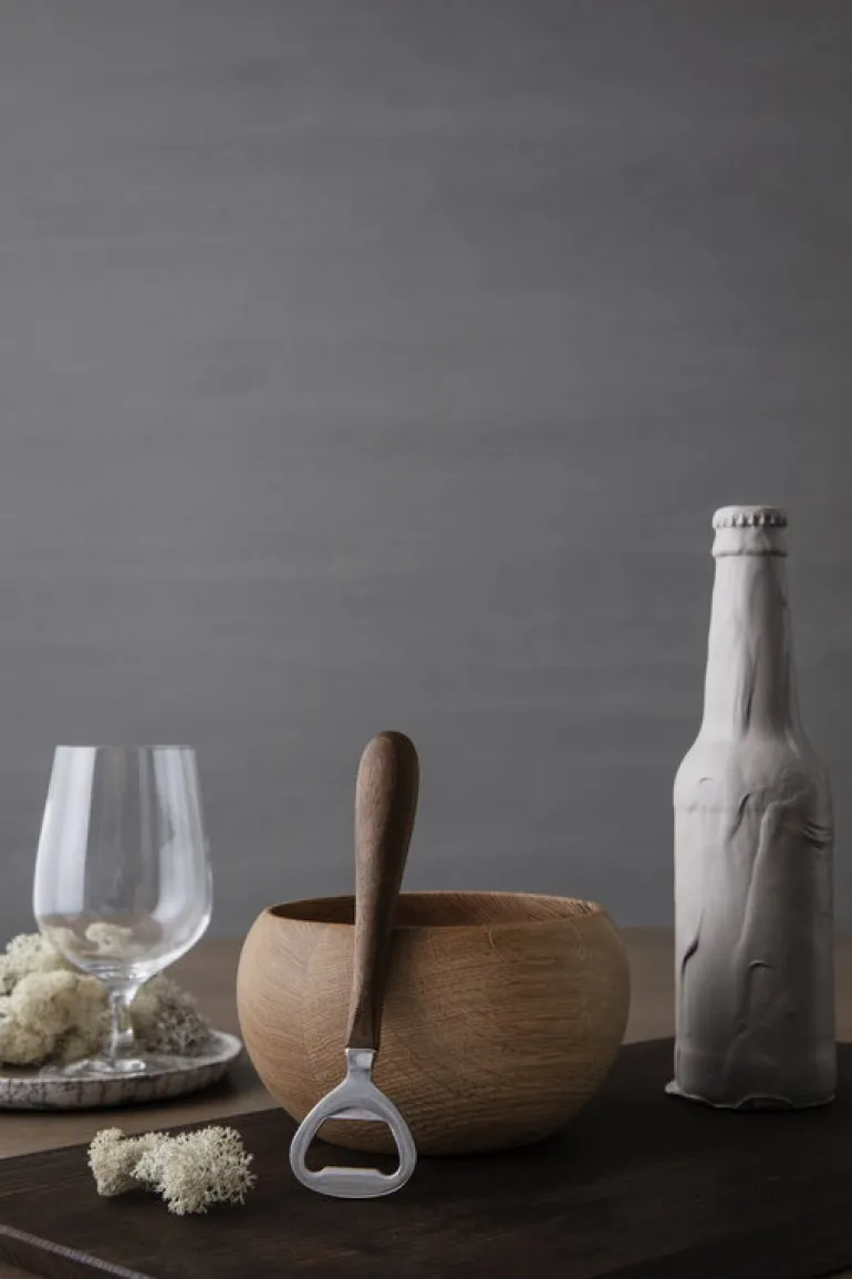 Kay Bojesen Denmark Menageri flasköppnare, valnöt