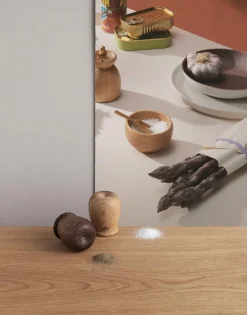 Kay Bojesen Denmark Menageri salt- och peppar-set, ek - rökt ek