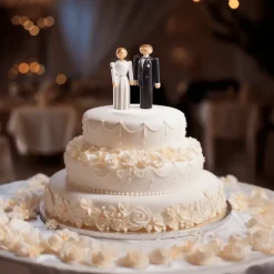 Kay Bojesen Denmark Plattform för brud och brudgum, vit