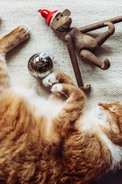 Kay Bojesen Denmark Träapa, liten, rökt ek