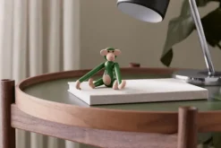 Kay Bojesen Denmark Träapa, mini, vintagegrön