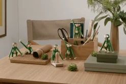 Kay Bojesen Denmark Träapa, mini, vintagegrön