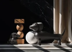 Kay Bojesen Denmark Trähund, medium, mörkbetsad ek