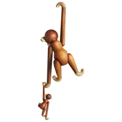 Kay Bojesen Denmark Wooden Monkey, stor, teak