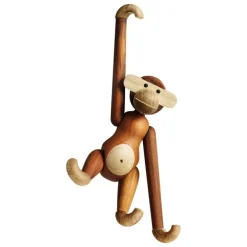 Kay Bojesen Denmark Wooden Monkey, stor, teak