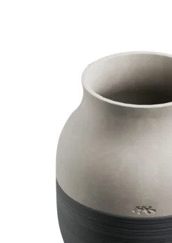 Kähler Omaggio Circulare vas, 20 cm, antracitgrå