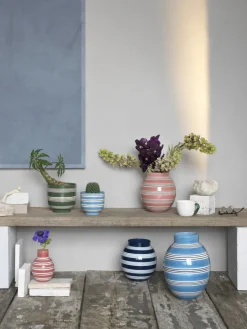 Kähler Omaggio Nuovo blomkruka, 12 cm, blå