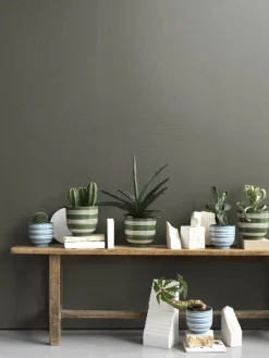 Kähler Omaggio Nuovo blomkruka, 12 cm, blå