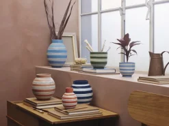 Kähler Omaggio Nuovo blomkruka, 12 cm, blå