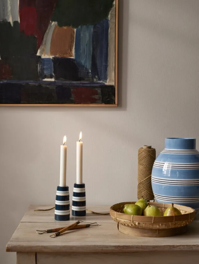 Kähler Omaggio Nuovo ljushållare, 12 cm, mörkblå