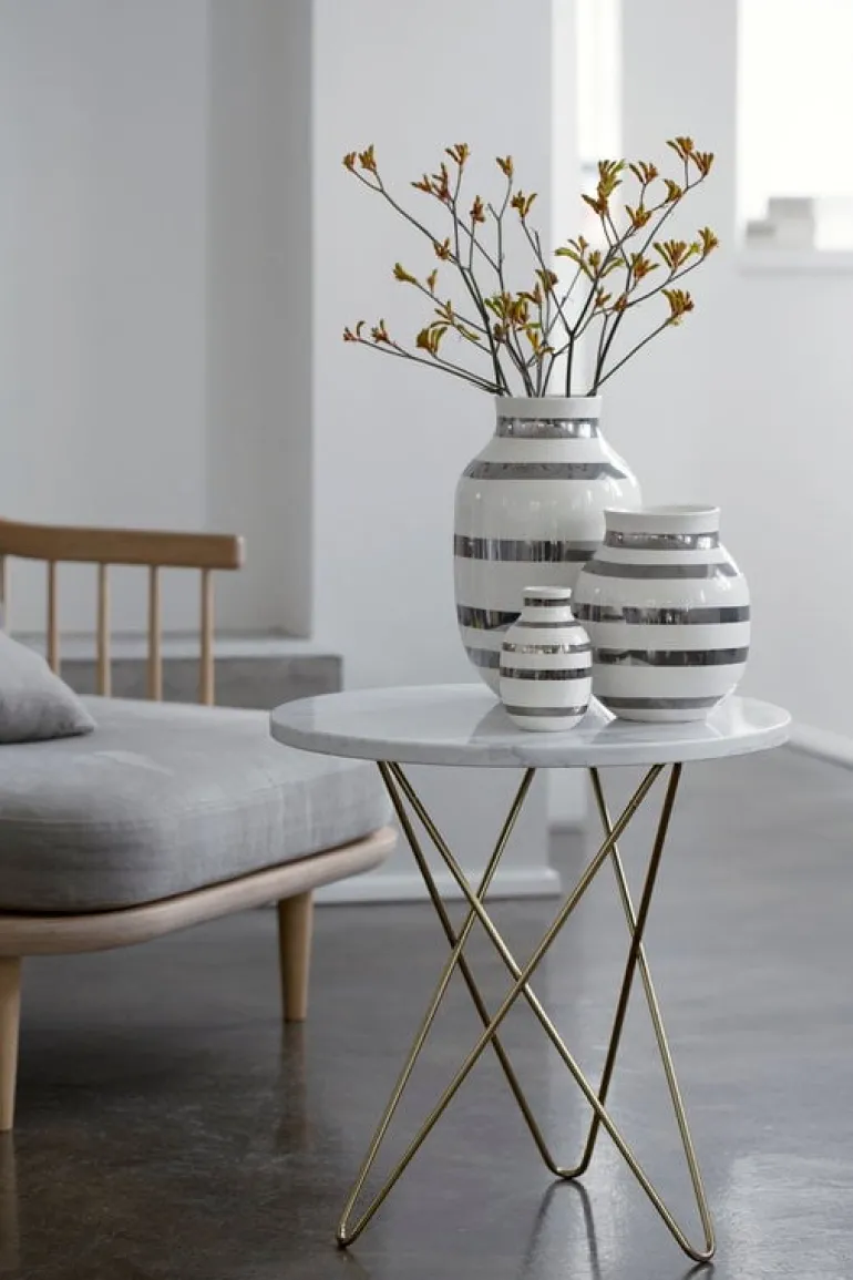 Kähler Omaggio vas, medium, silver