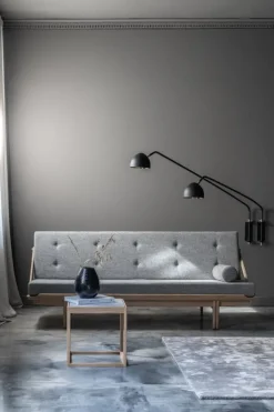 Klassik Studio Cube bord, såpad ek - ljusgrå marmor