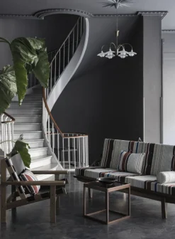 Klassik Studio Cube bord, rökt ek - rökt glas