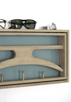 Klassik Studio The Hanger klädhängare, såpad ek - gråblå