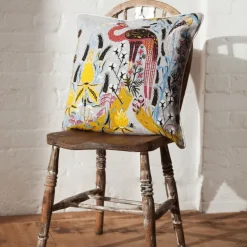 Klaus Haapaniemi & Co. Crane kuddfodral, linne - bomull, grå