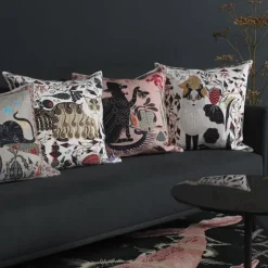 Klaus Haapaniemi & Co. Les Chats Putte kuddfodral, linne