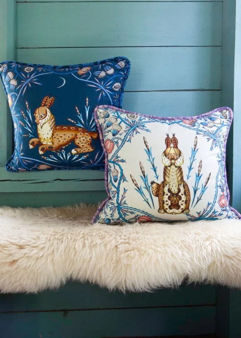 Klaus Haapaniemi & Co. Lynx Sunlight, kuddfodral, 50 x 50 cm