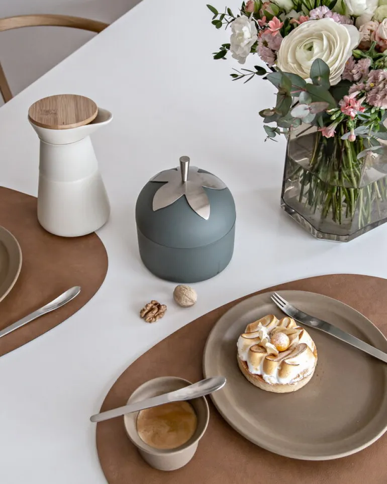 Klong Blad burk, stor, grå