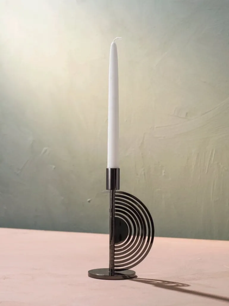 Klong Cirkus ljushållare, liten, svart