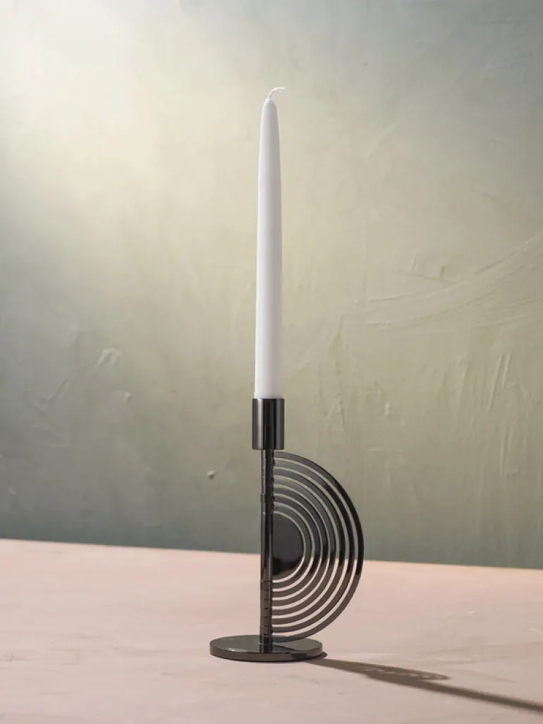 Klong Cirkus ljushållare, liten, svart