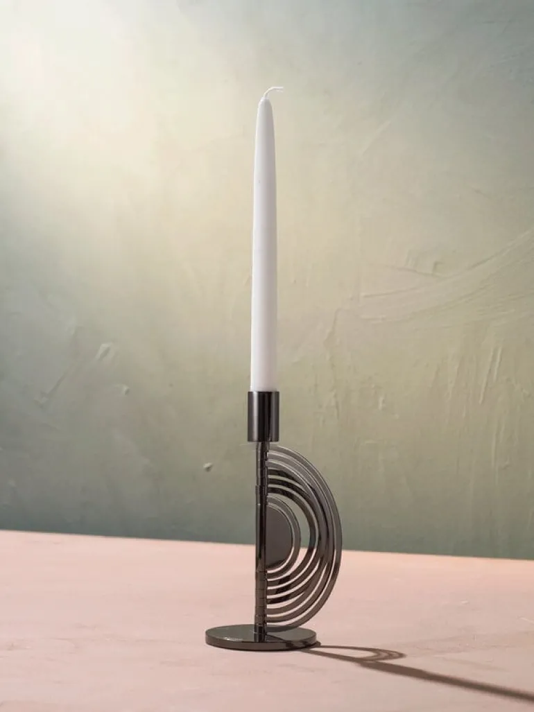 Klong Cirkus ljushållare, liten, svart