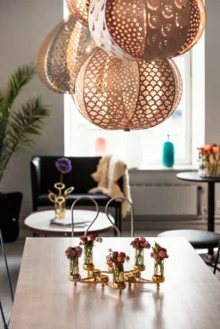 Klong Constella ljushållare, mässing