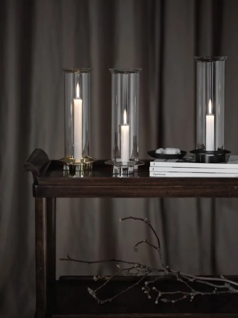 Klong Fyr ljushållare, nickel