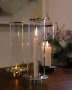 Klong Fyr ljushållare, nickel