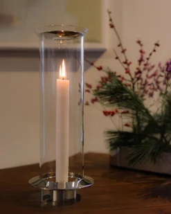 Klong Fyr ljushållare, nickel