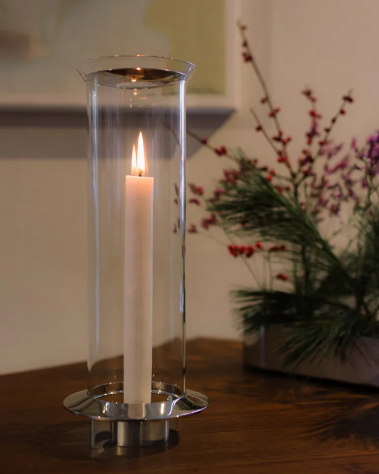 Klong Fyr ljushållare, nickel