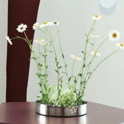 Klong Jubel adventsljusstake/vas, rostfritt stål