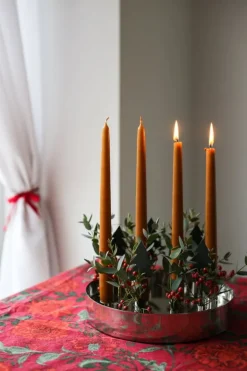 Klong Jubel adventsljusstake/vas, rostfritt stål